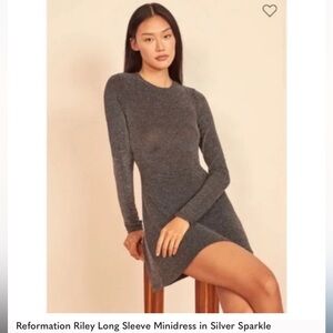 Reformation Riley Longsleeve minidress size xs